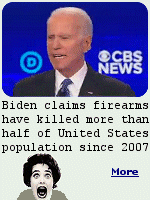 Joe Biden claims 150 million people have been killed by gun violence since 2007. Gun violence in the United States results in thousands of deaths and injuries annually, but about one-third are suicides, minority gang/drug wars in the hood and cops kill a big percentage.
